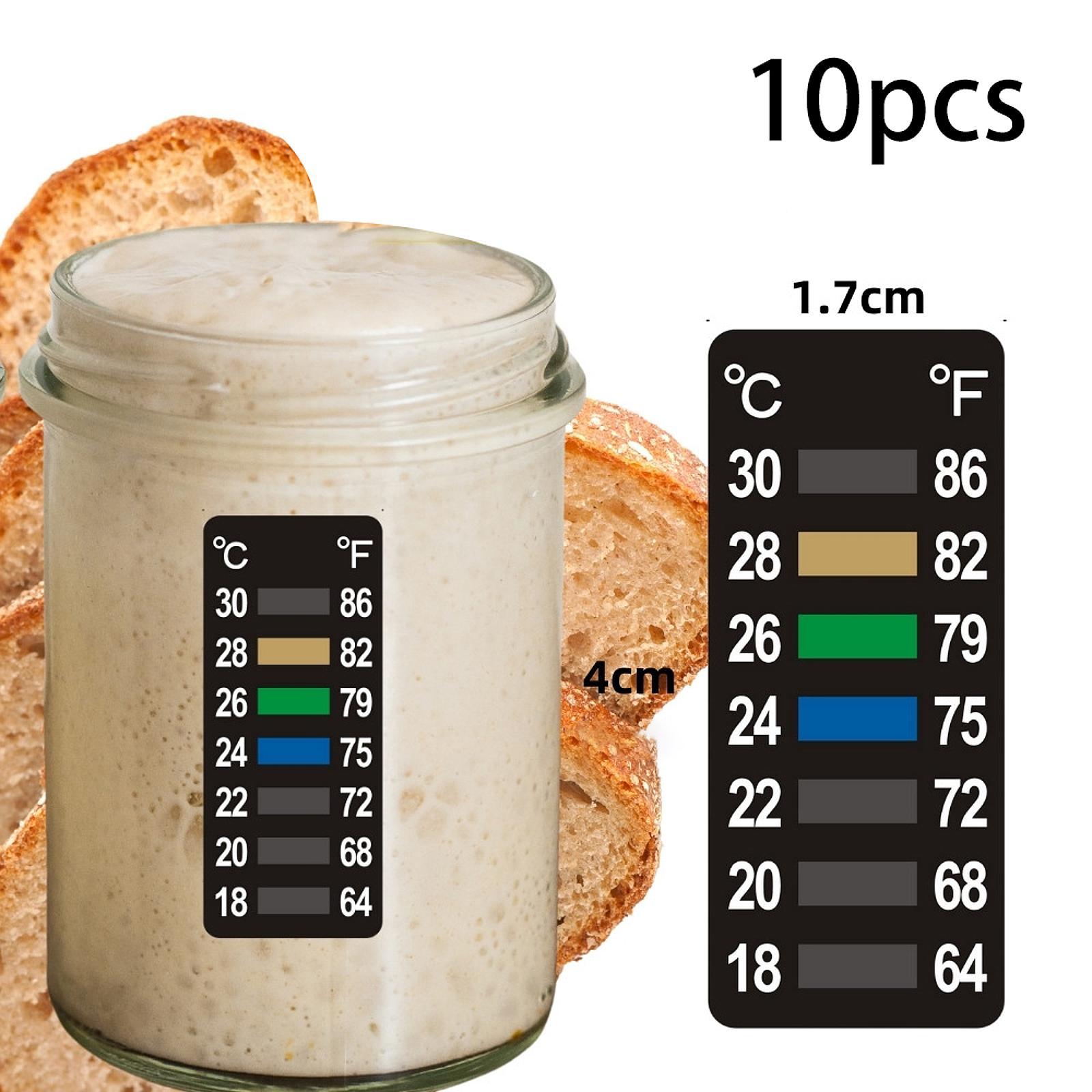 Temperature Strip Thermometer - 10 Stück Temperaturstreifen zur Temperaturmessung für