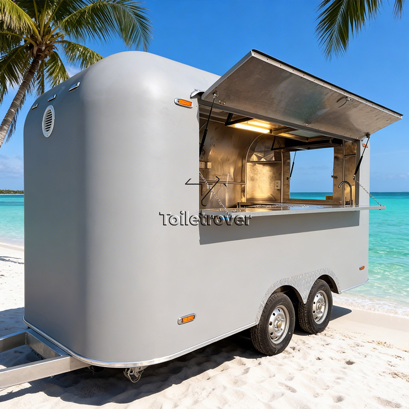 Coffee Equipment Canada - Voll ausgestatteter Street-Food-Truck-Anhänger für den Außenbereich