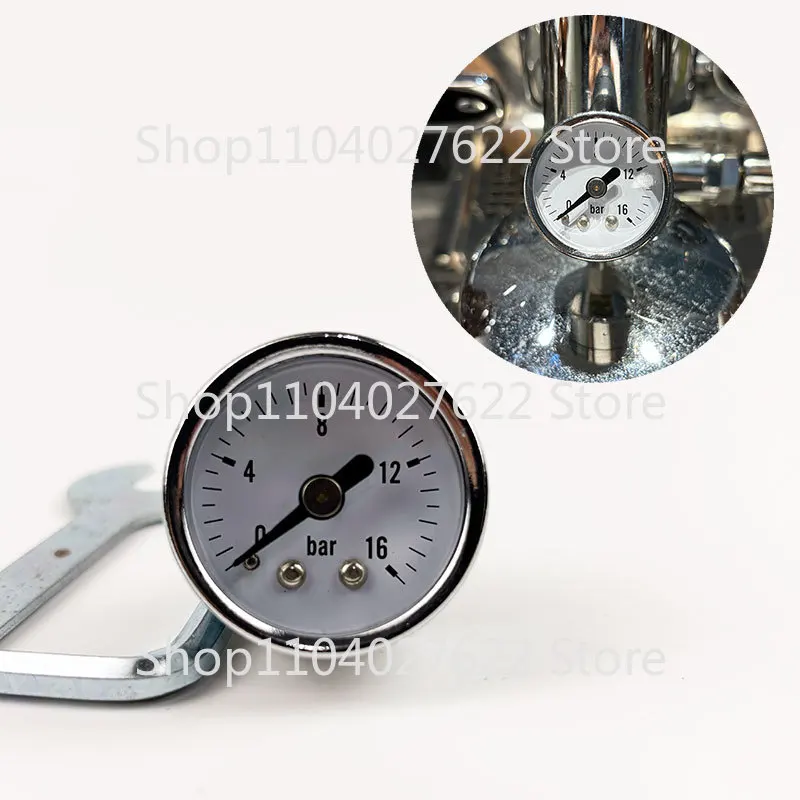 Pressure Gauge Espresso - Halbautomatische Kaffeemaschine E61, Brühkopf, Manometer, Thermometer,