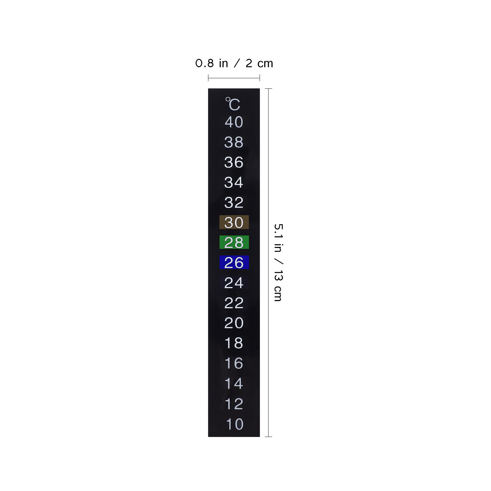 10 Stück Temperatur-Thermomete – Temperature Strip Thermometer Bewertung und Preis