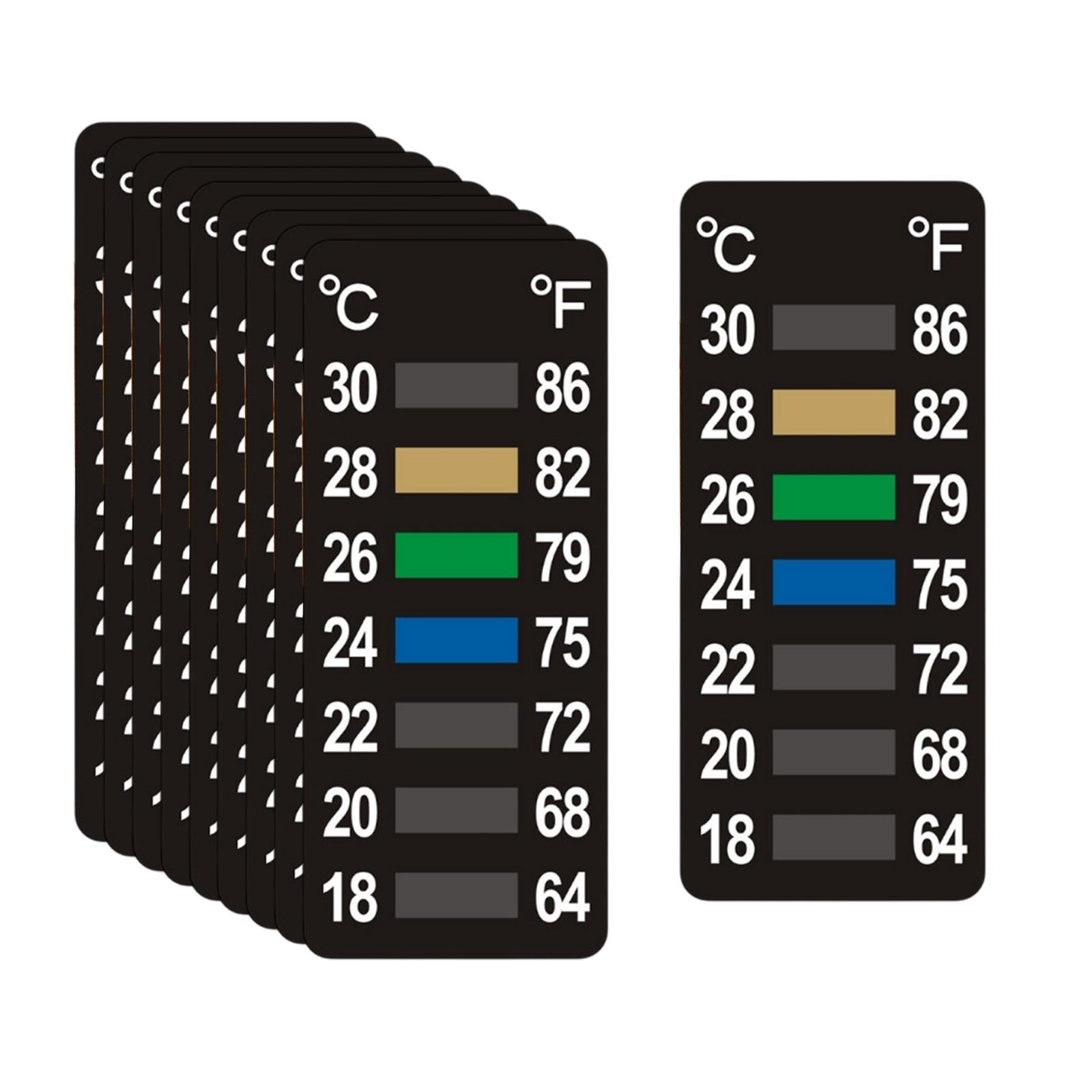 10 Stück Temperaturstreifen zu – Temperature Strip Thermometer Bewertung und Preis