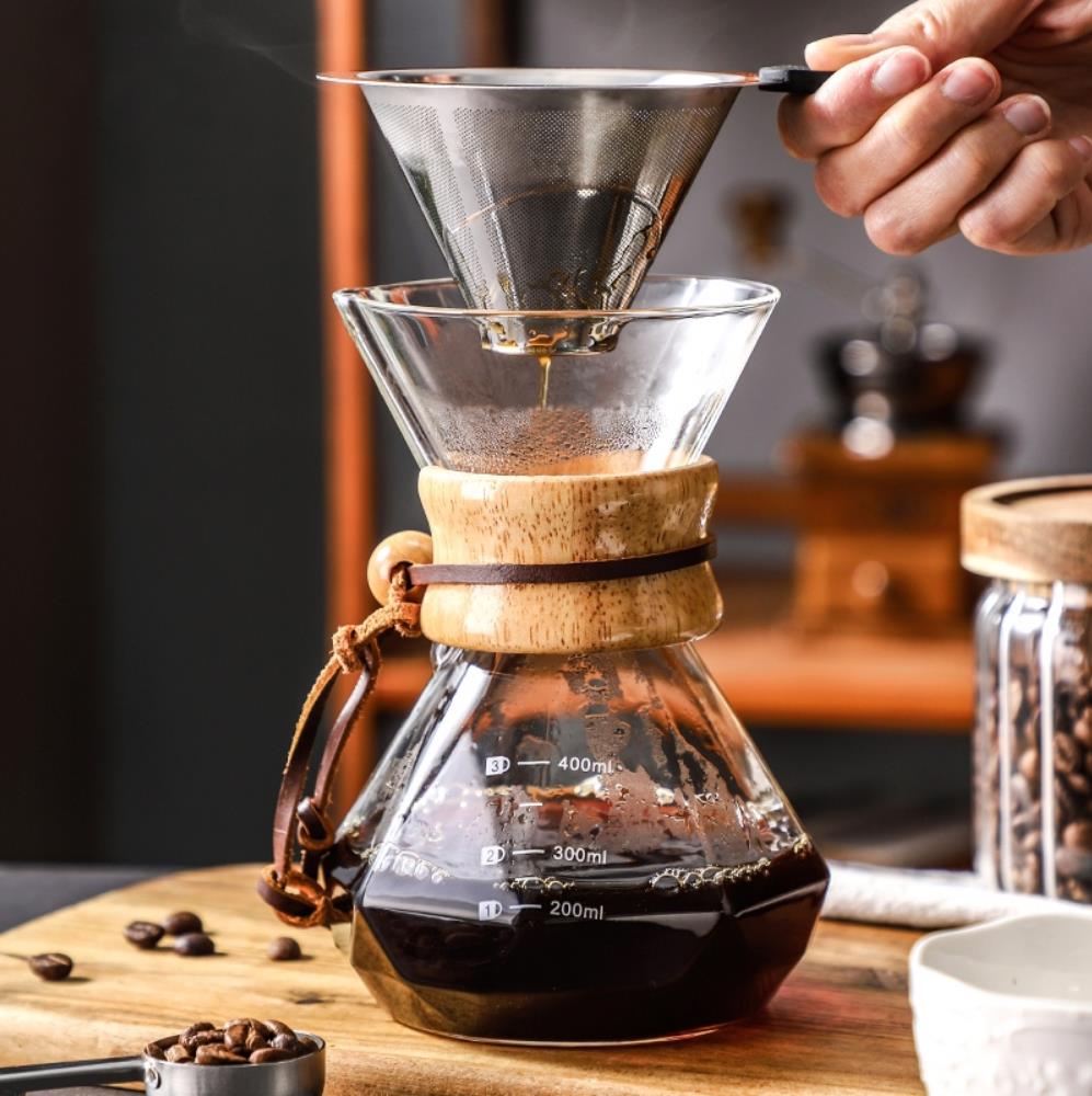 Kaffeekanne aus Glas mit Edels – Coffee Equipment Pour Over Bewertung und Preis