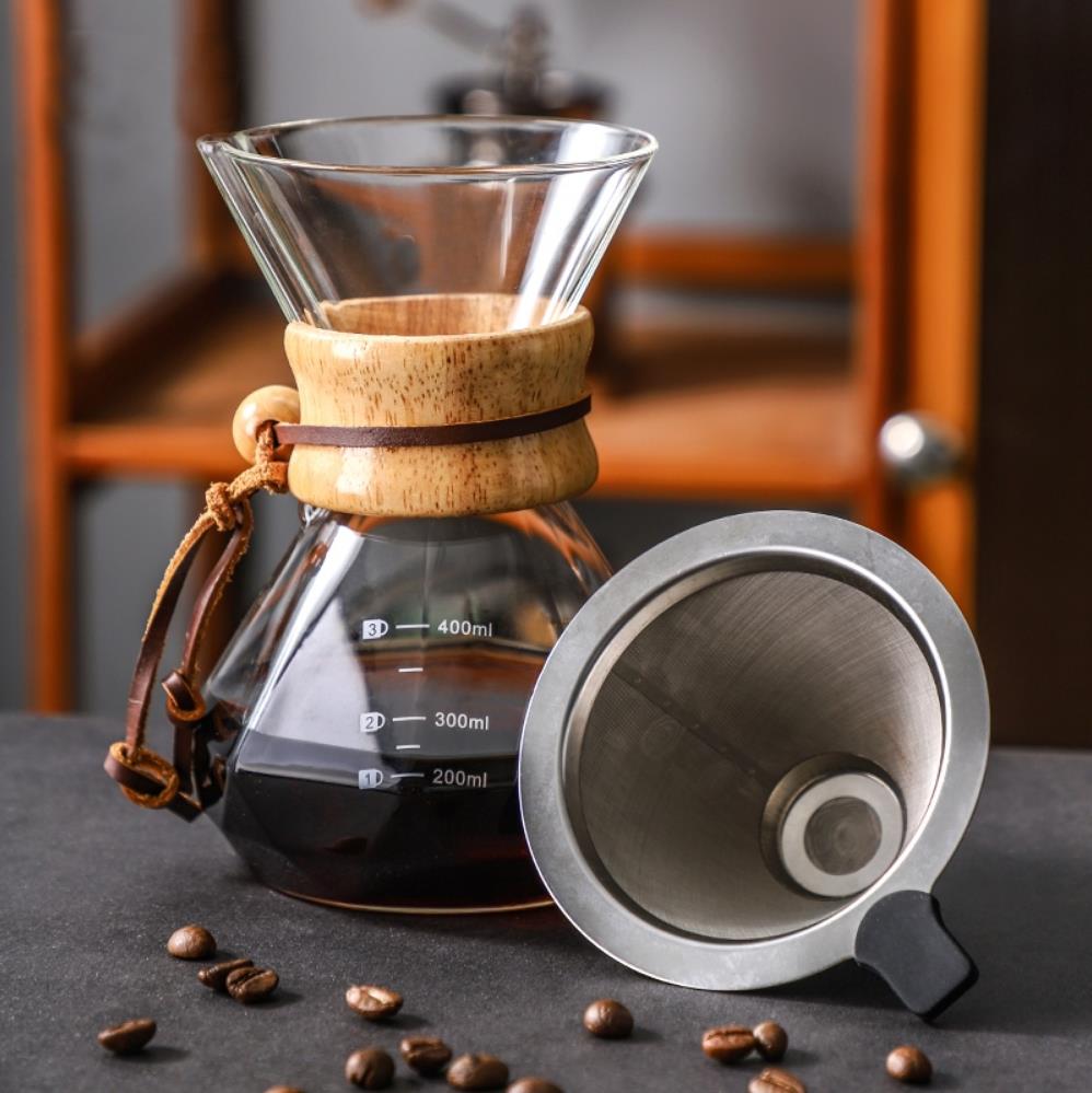Kaffeekanne aus Glas mit Edels – Coffee Equipment Pour Over Bewertung und Preis