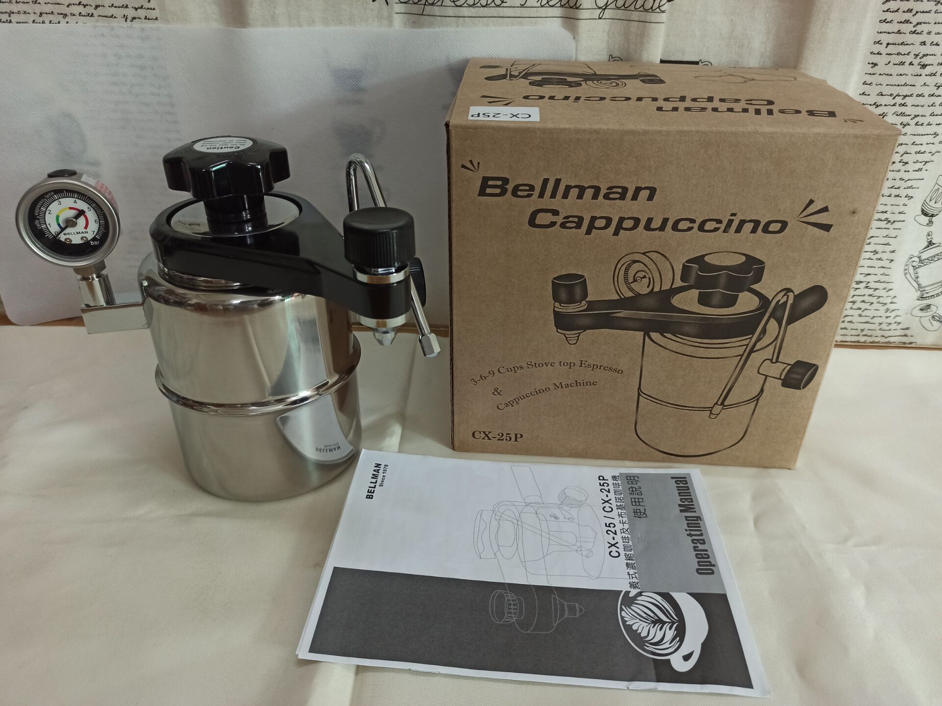 Bellman Cappuccino CX-25P Herd – Pressure Gauge Espresso Bewertung und Preis