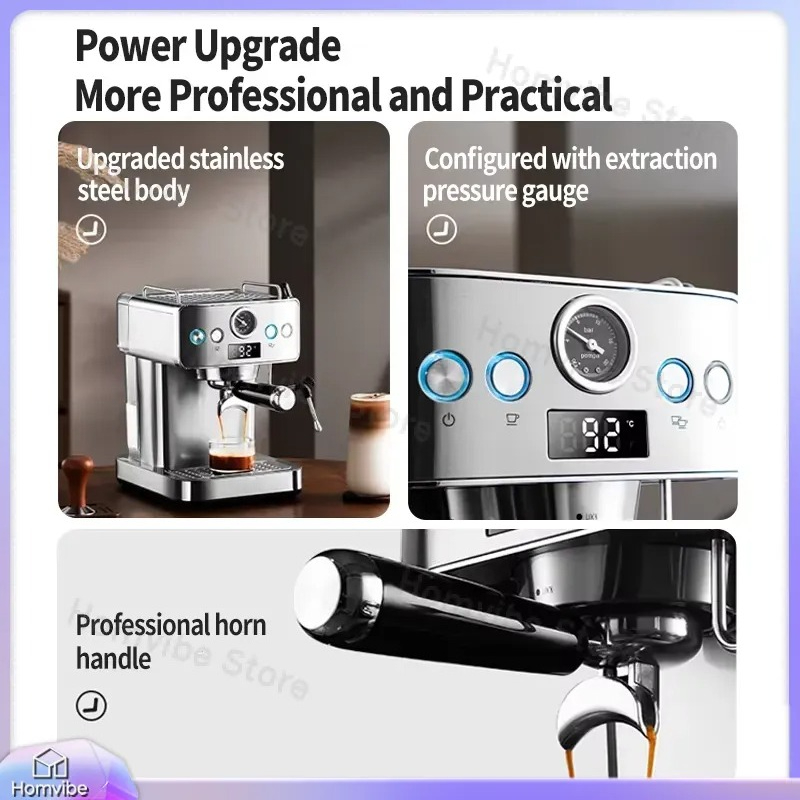20 Bar Halbautomatische Espres – Pressure Gauge Espresso Bewertung und Preis
