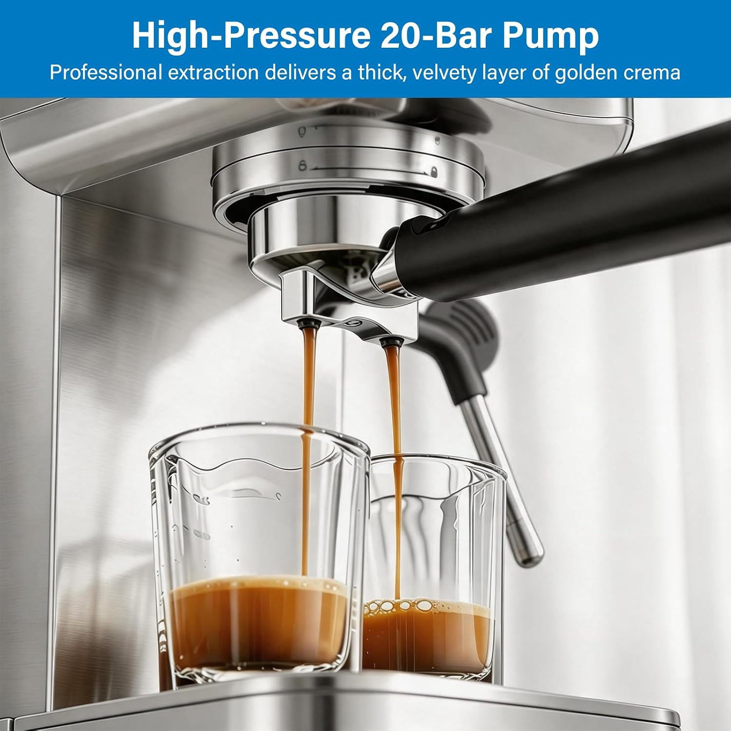 Kaltbrüh-Espresso-Maker mit Mi – Pressure Gauge Espresso Bewertung und Preis