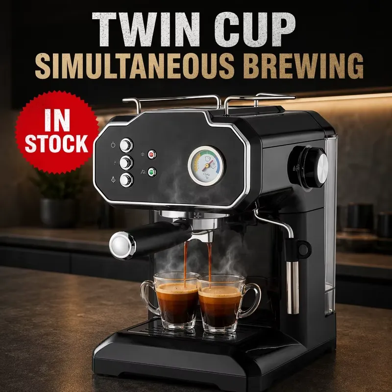 Retro Halbautomatische Espress – Pressure Gauge Espresso Bewertung und Preis