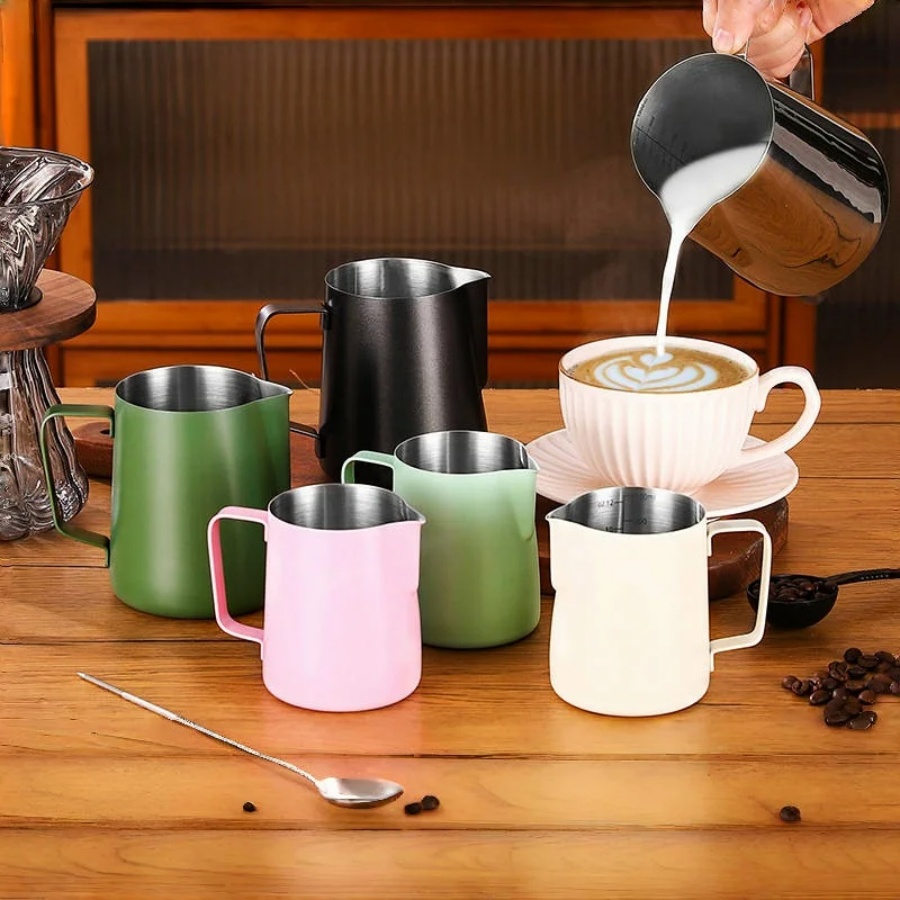 Kaffee Milch Aufschäumen Krug  – Milk Steaming Pitcher Bewertung und Preis