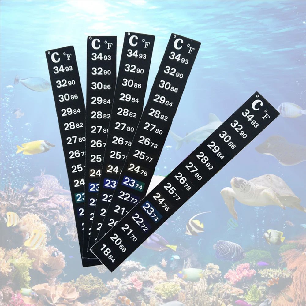 5er/10er-Pack Aquarium-Thermom – Temperature Strip Thermometer Bewertung und Preis