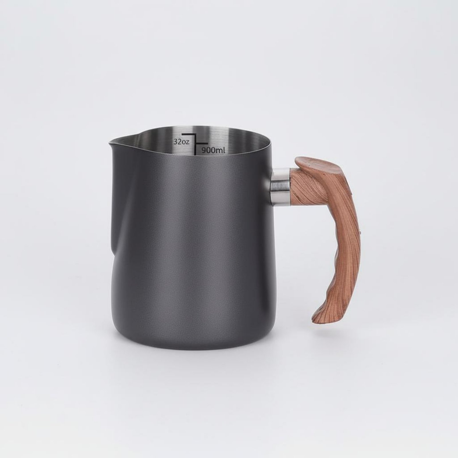 Latte-Art-Kanne mit Holzgriff, – Milk Steaming Pitcher Bewertung und Preis