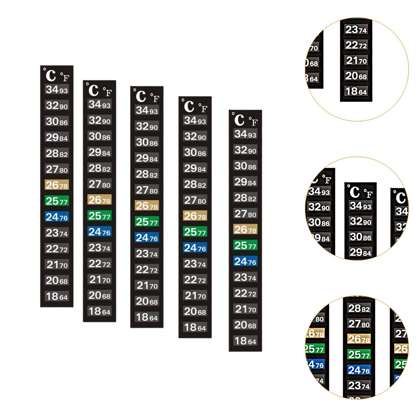 Aquarium-Thermometerstreifen,  – Temperature Strip Thermometer Bewertung und Preis