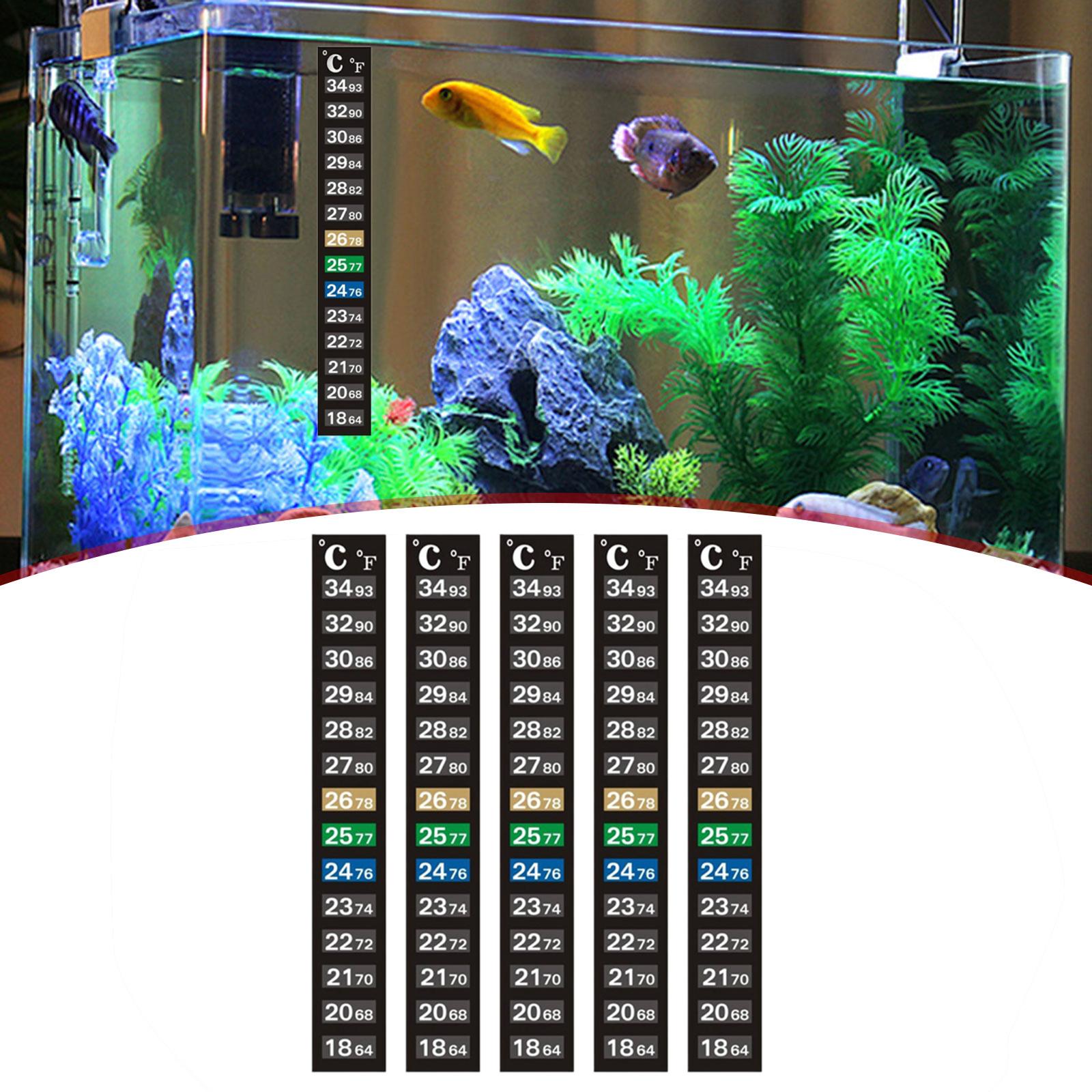 Aquarium-Thermometerstreifen,  – Temperature Strip Thermometer Bewertung und Preis