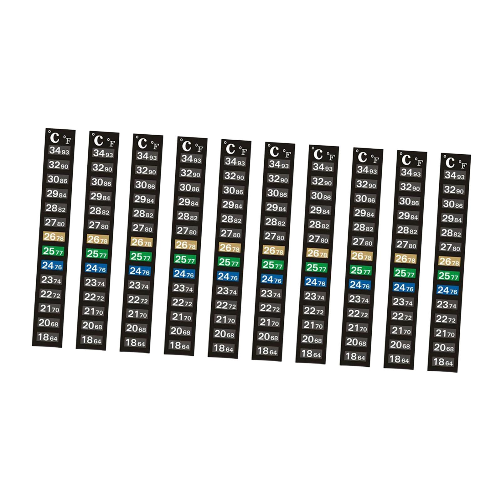 Aquarium-Temperaturteststreife – Temperature Strip Thermometer Bewertung und Preis
