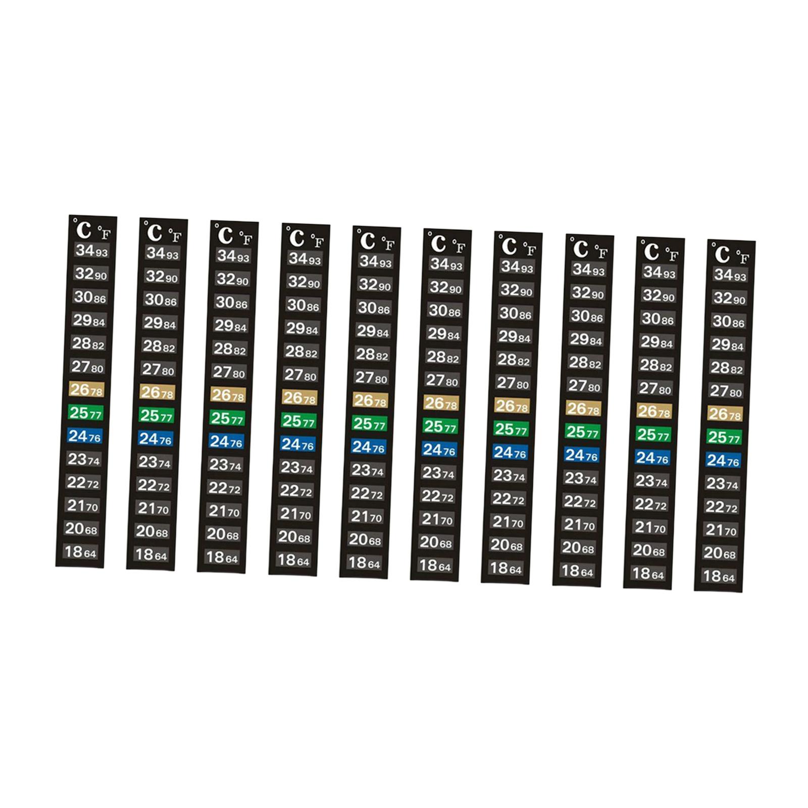 Aquarium-Temperaturteststreife – Temperature Strip Thermometer Bewertung und Preis
