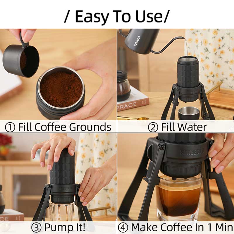 STARESSO mirage sp300 plus tra – Coffee Equipment For Camping Bewertung und Preis